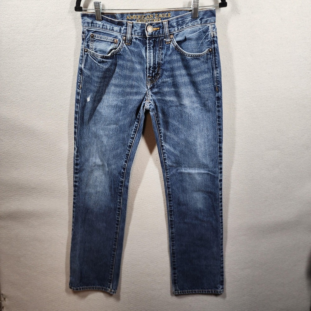 American Eagle Outfitters‎ Jeans Mens 28x30 Denim Original Straight Distressed